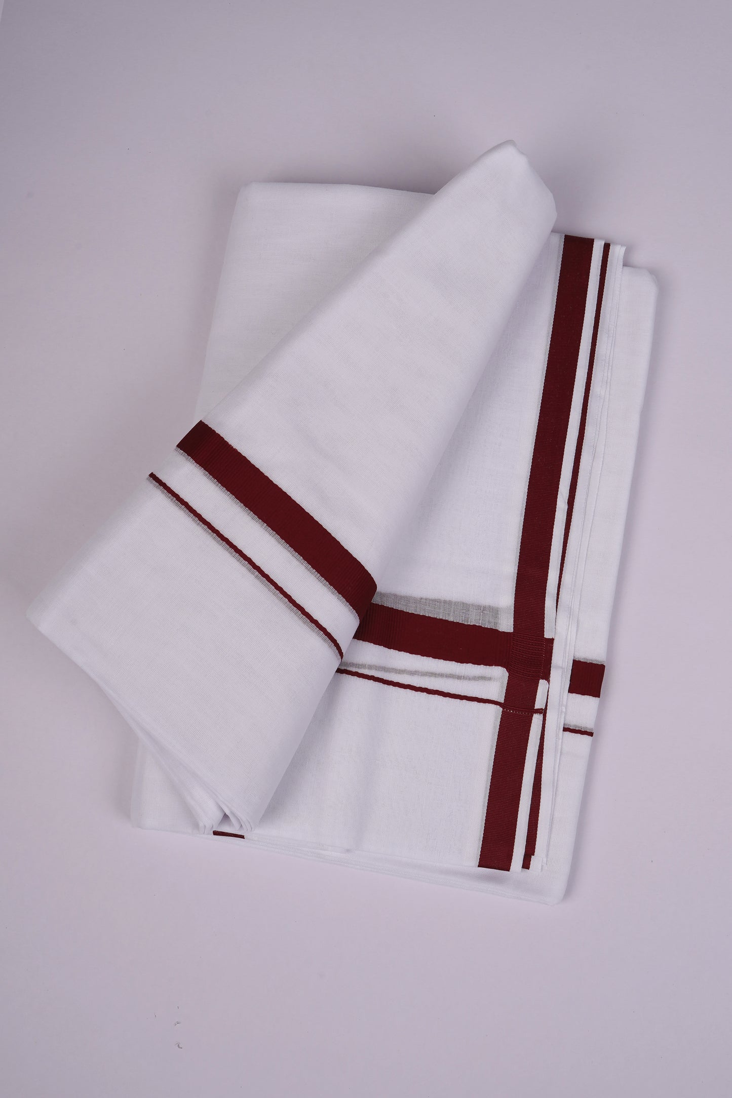 HD-24 W/D DHOTI  3.80 MTR-Maroon