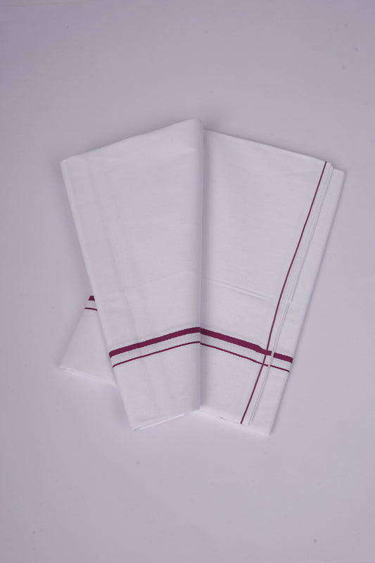 SS-25 W/S DHOTI  2.00 MTR - Violet
