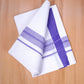 FCD-571 W/D DHOTI 3.80 MTR - Purple