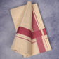 FCD-366C C/D DHOTI  3.80 MTR-Dark Pink