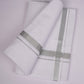 SLD-28 WHITE DOUBLE DHOTI  3.80 MTR