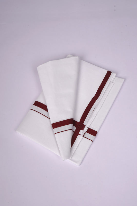 HS-04 W/S DHOTI  2.00 MTR - Maroon