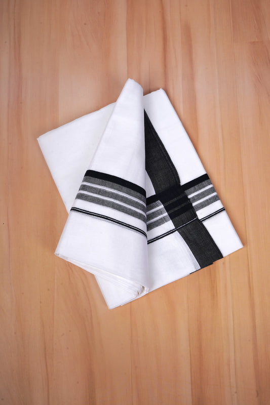 FCD-586 W/D DHOTI 3.80 MTR - Black