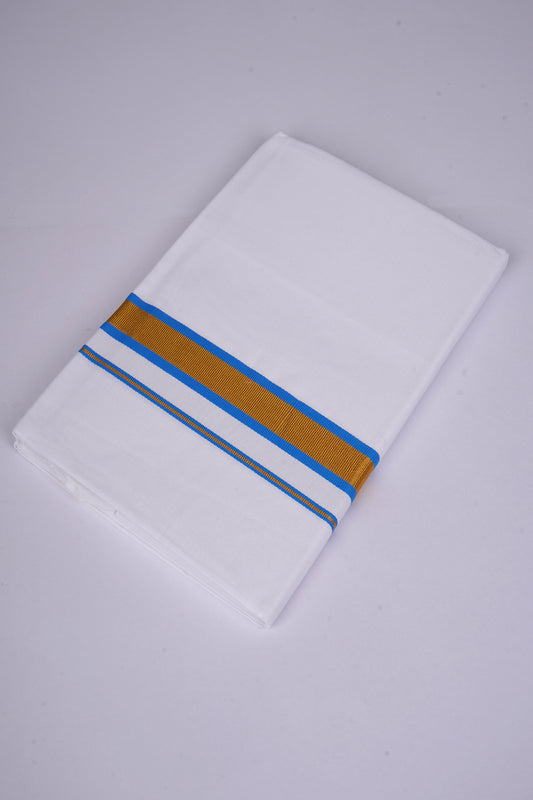 FS-103 W/S DHOTHIE 2.00 MTR - GOLD BLUE