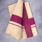 FCD-77C C/D DHOTI  4.00 MTR-Dark Pink