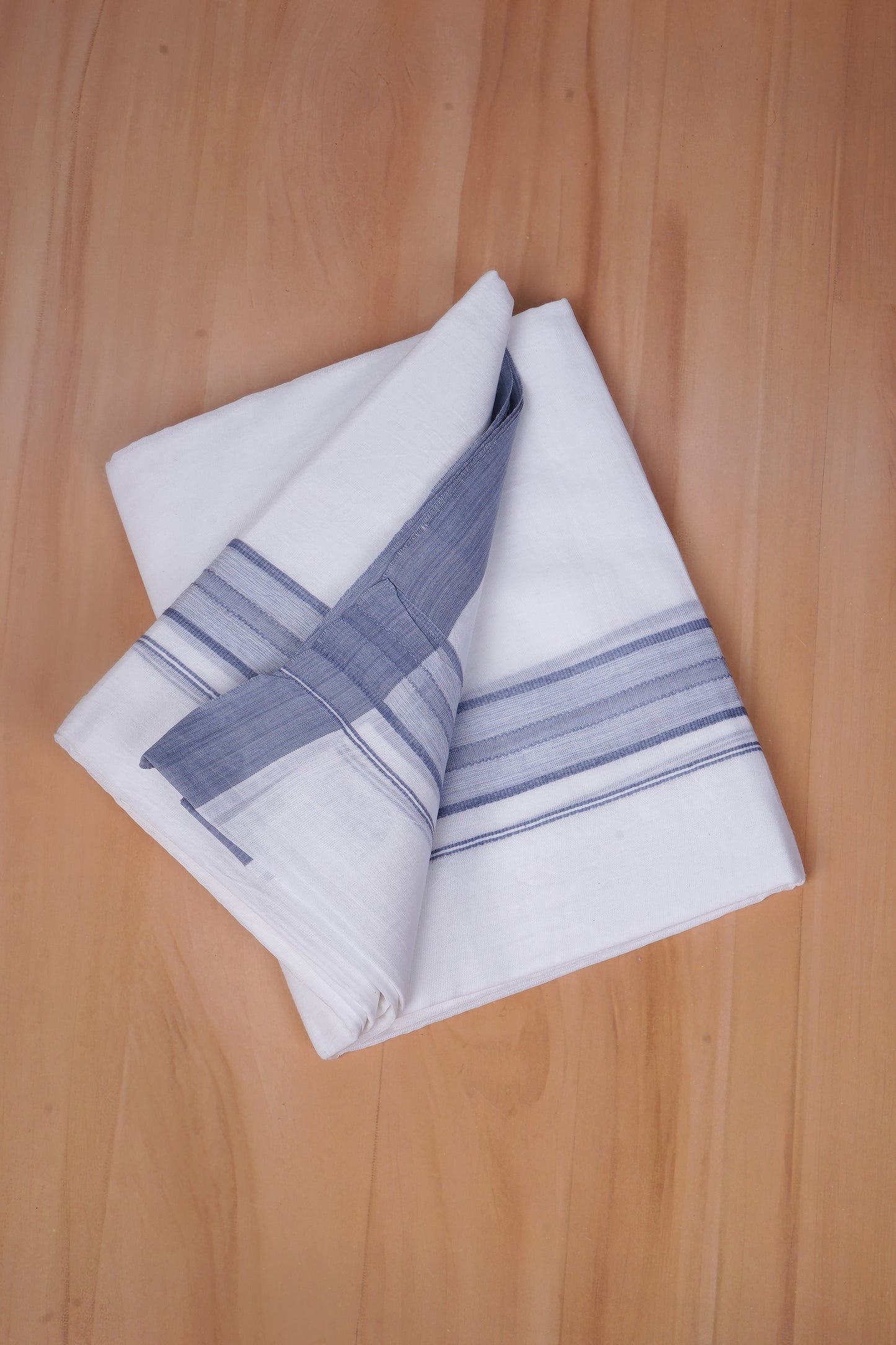 FCD-588 W/D DHOTI 3.80 MTR - Light Blue