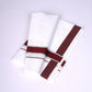 FS-96 W/S DHOTI 2.00 MTR - SILVER DARK MAROON