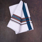 FD-176 W/D DHOTI 3.80 MTR-Dark Blue