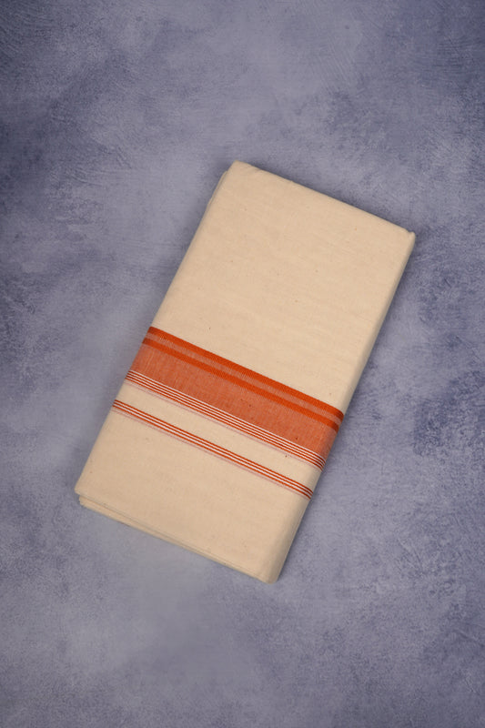 FCD-331C C/D DHOTI  3.80 MTR-Dark Orange