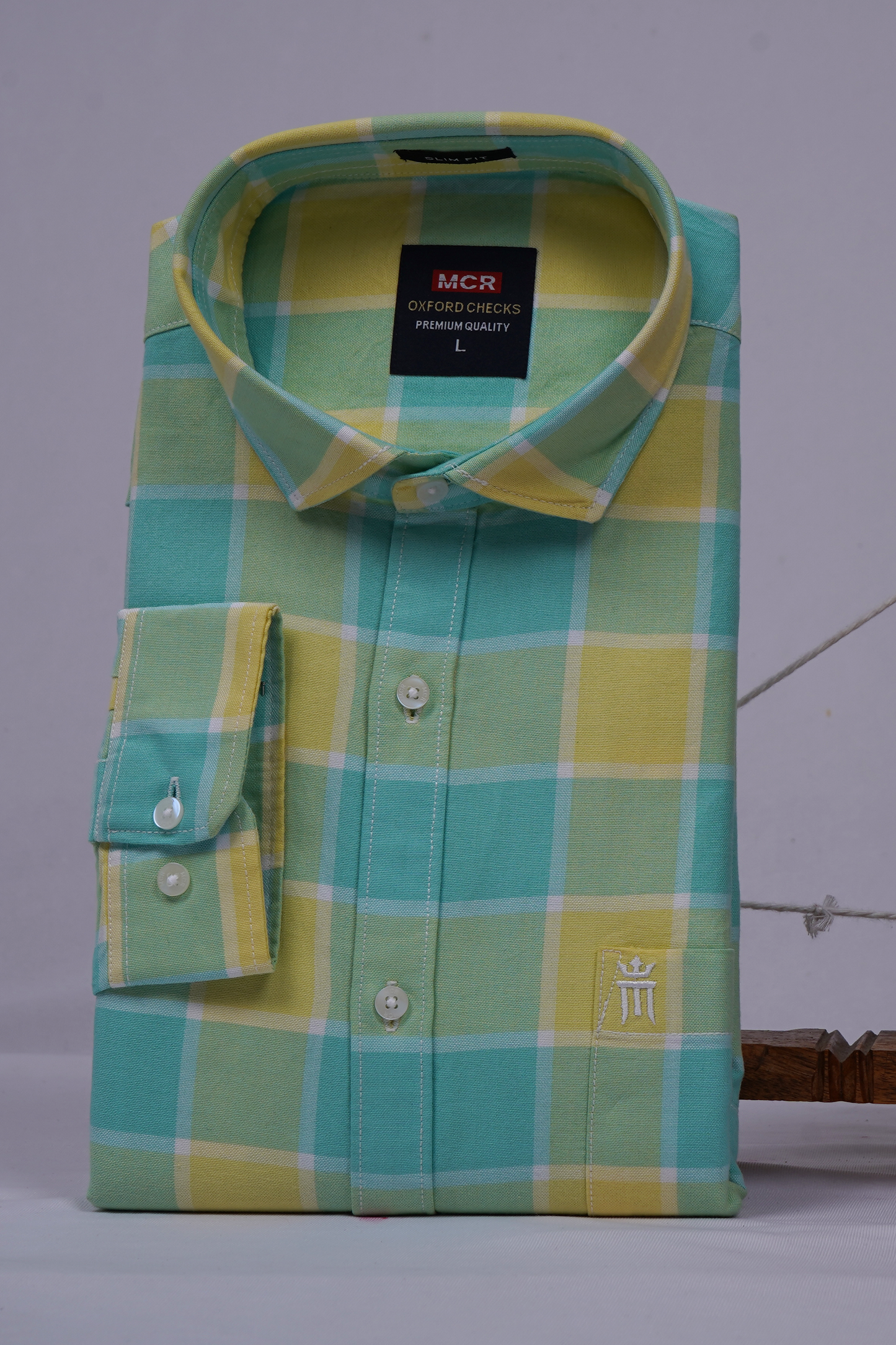 MCR OXFORD 89001 Full Sleeve Formal Color Shirt For Men