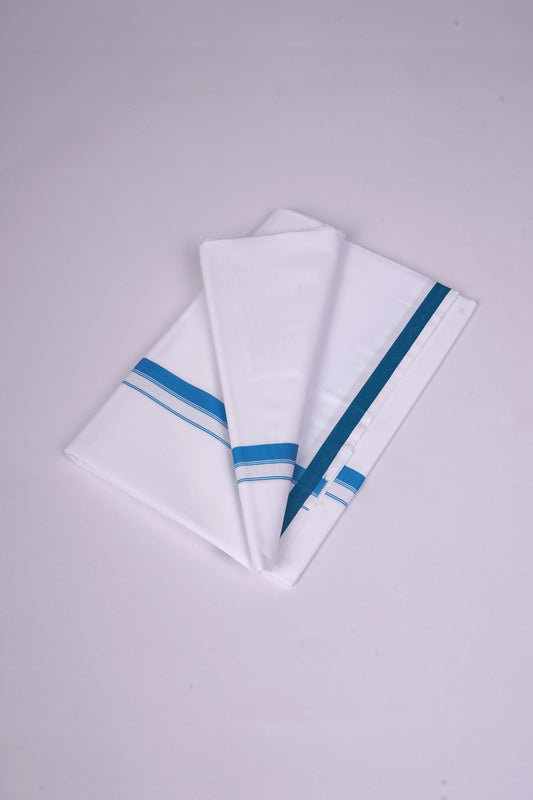 HS-20 W/S DHOTI  2.00 MTR - Blue