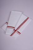 QS-04 W/S DHOTI  2.00 MTR - Red