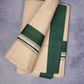 FCD-76C C/D DHOTI  4.00 MTR-Dark Green