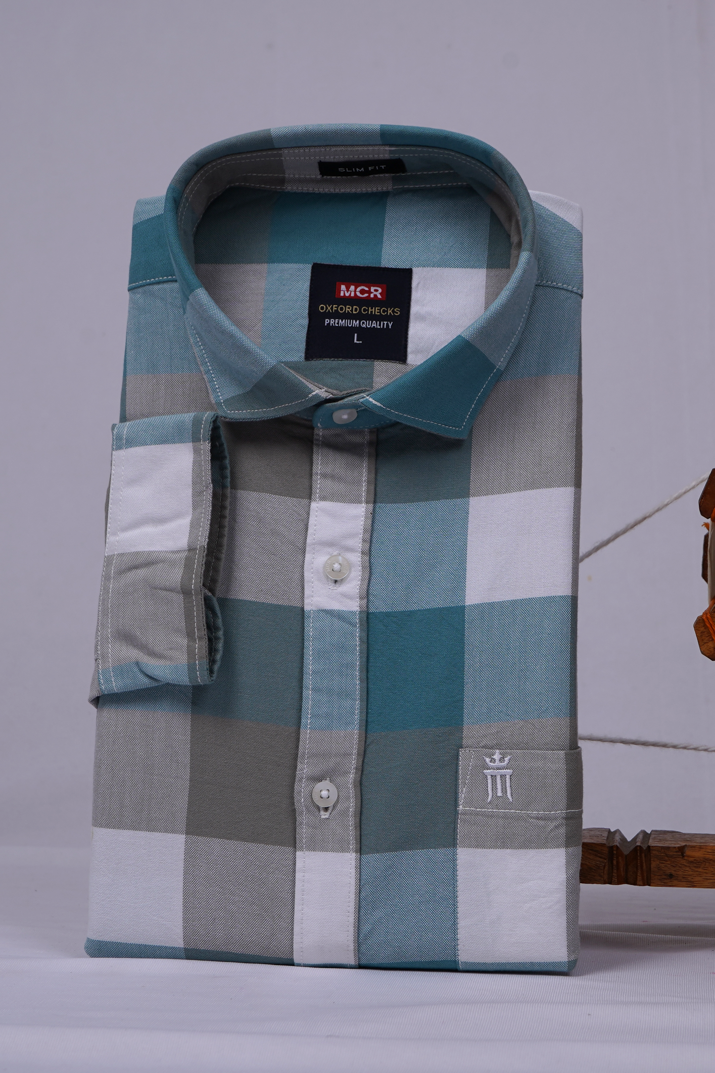 MCR OXFORD 89005 Full Sleeve Formal Color Shirt For Men