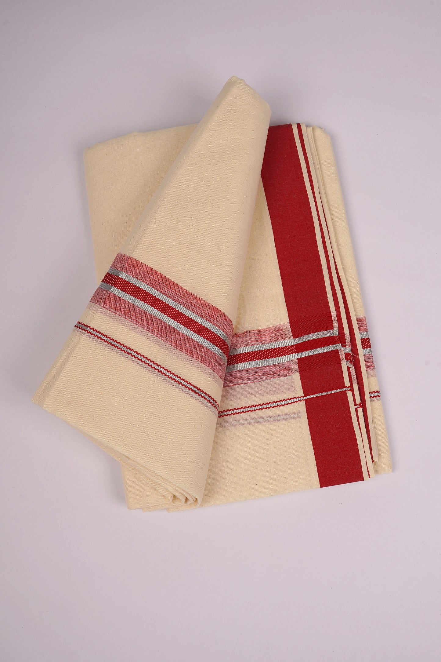 FD-187C C/D DHOTI  3.80 MTR-Red