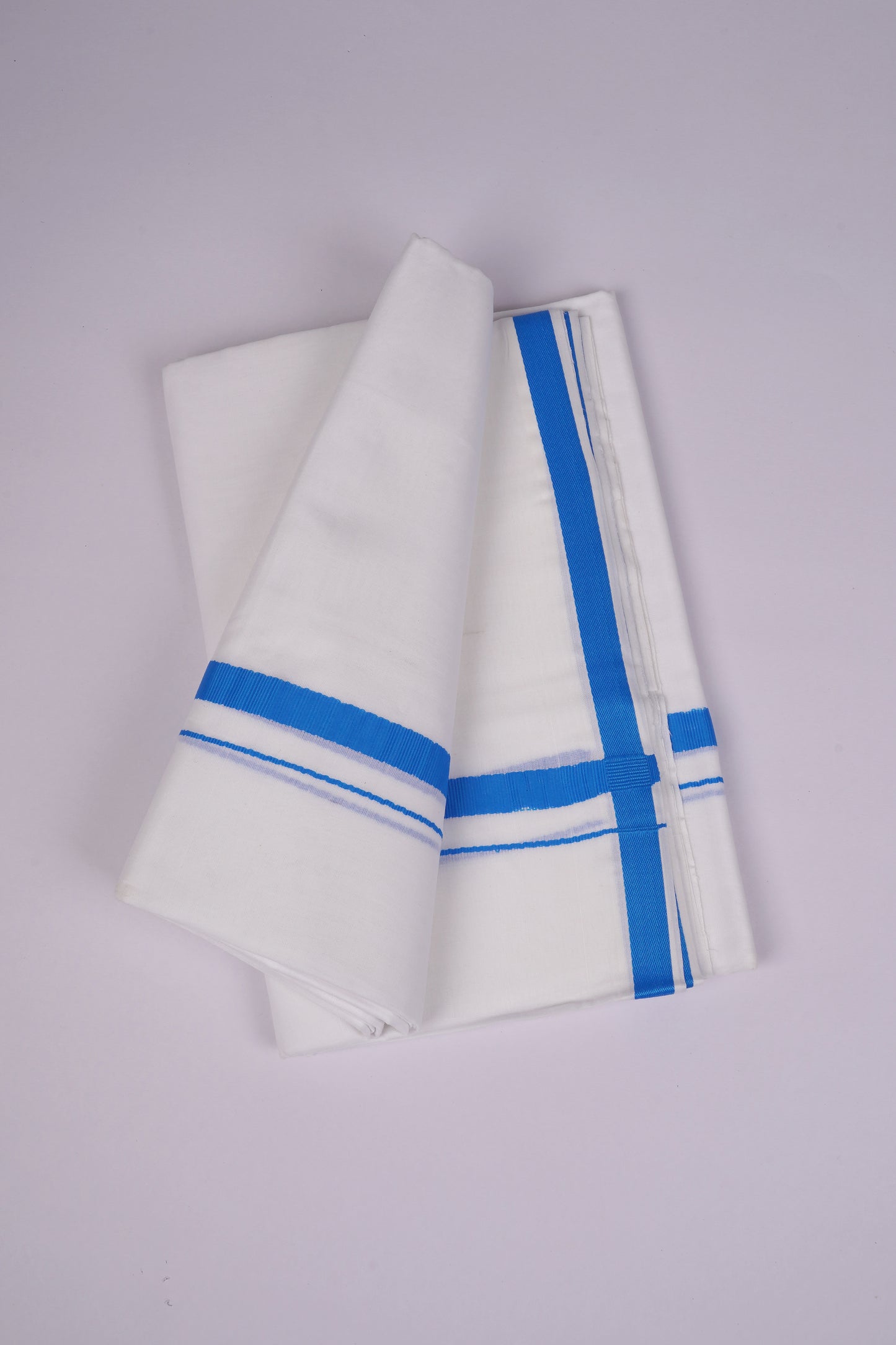 HD-27 W/D DHOTI  3.80 MTR-Blue