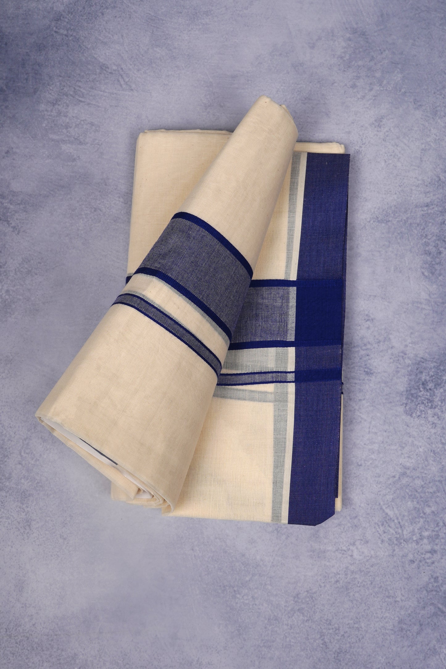 FCD-74C C/D DHOTI  4.00 MTR-Navy Blue