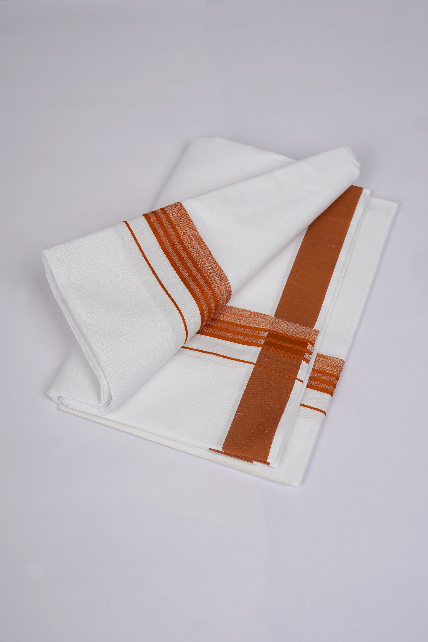 FS-129 W/S DHOTI  1.90 MTR -  Light orange