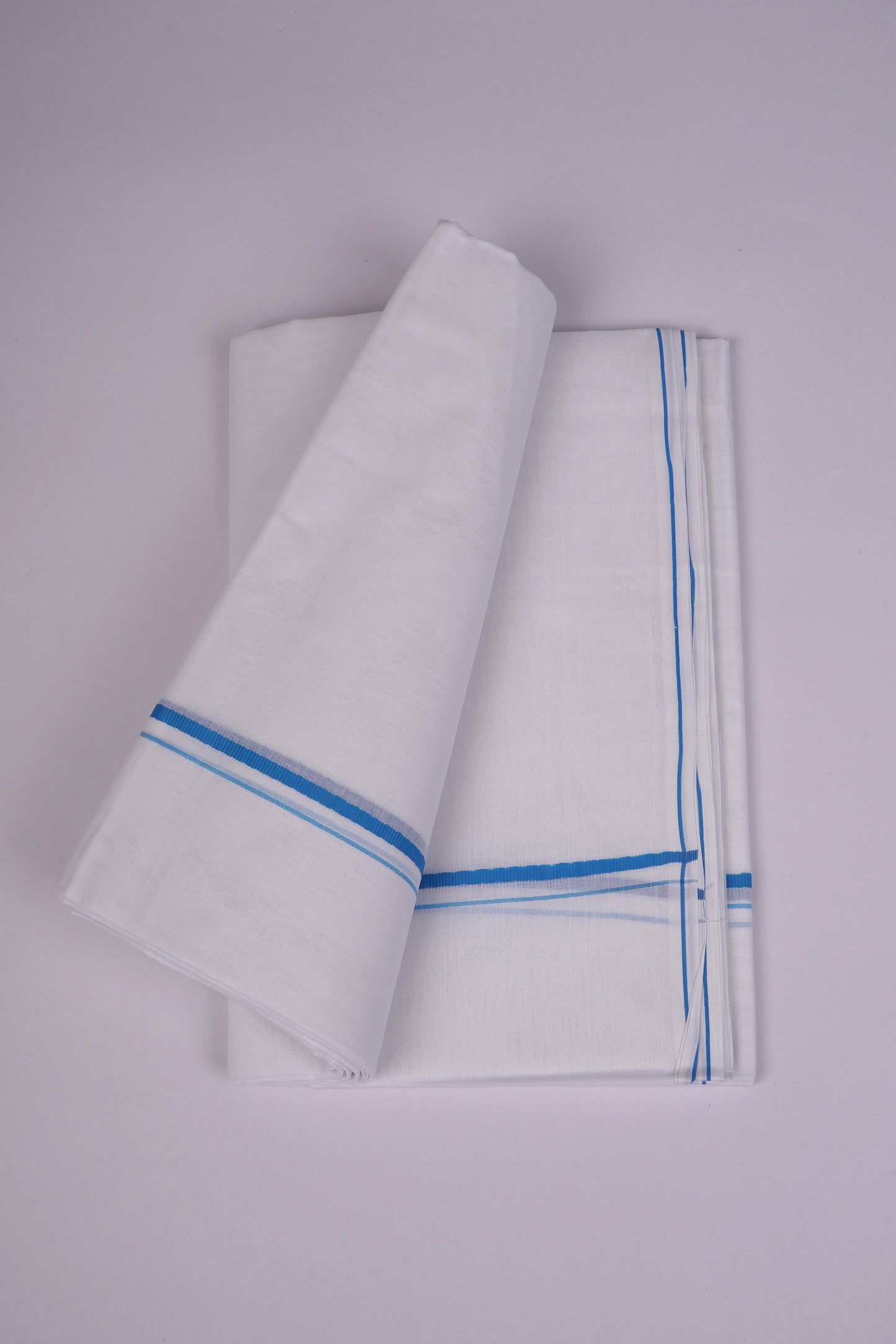 SD-14 W/D DHOTI  3.80 MTR-Blue