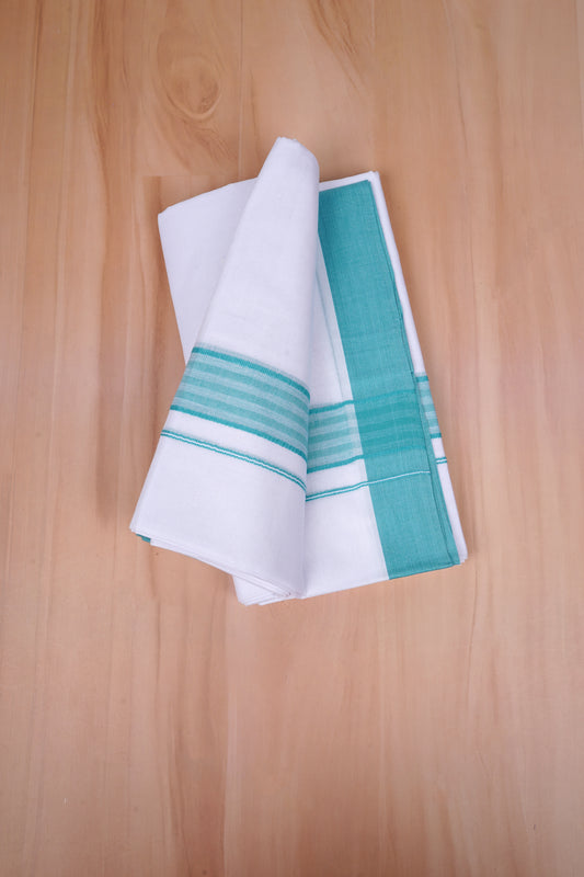 FCD-488 W/D DHOTI 3.80 MTR- Blue 3