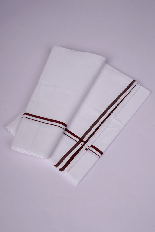 QS-04 W/S DHOTI  2.00 MTR - Maroon