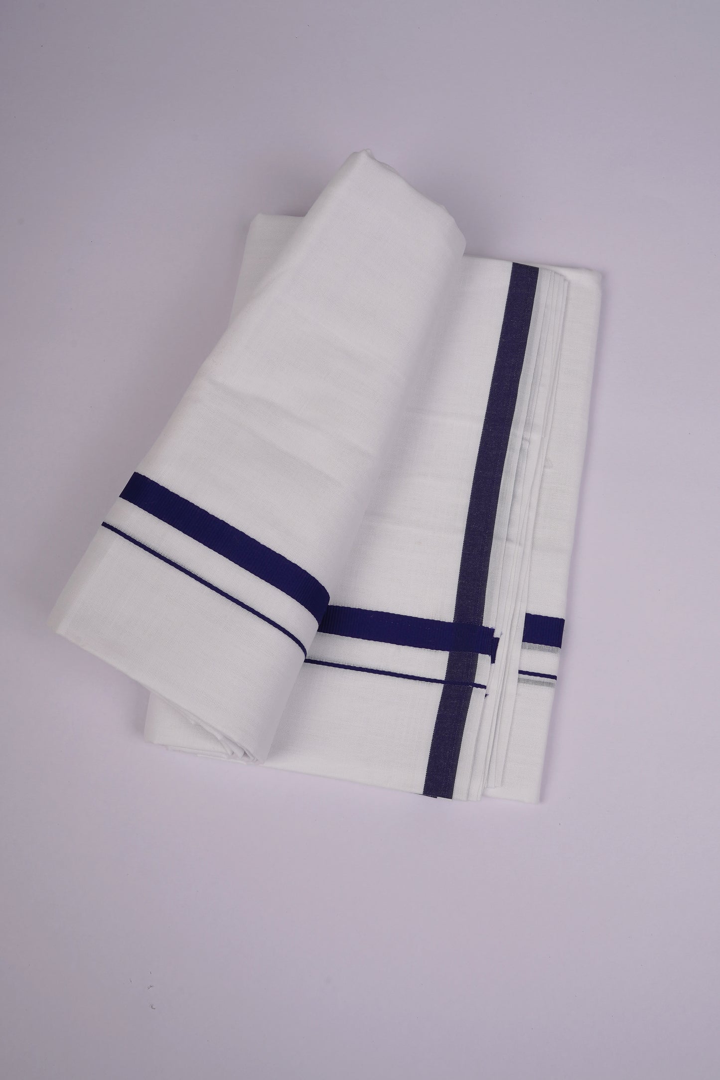 HD-32 W/D DHOTI  3.70 MTR-NAVY Blue