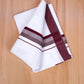 FCD-602 W/D DHOTI 3.80 MTR - Maroon