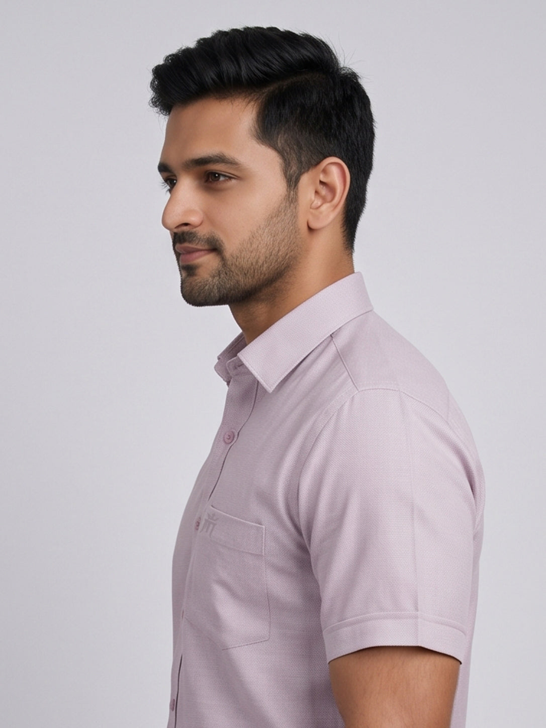 MCR Men Formal Colour Shirt - Dusty rose 82506 Hydrogen