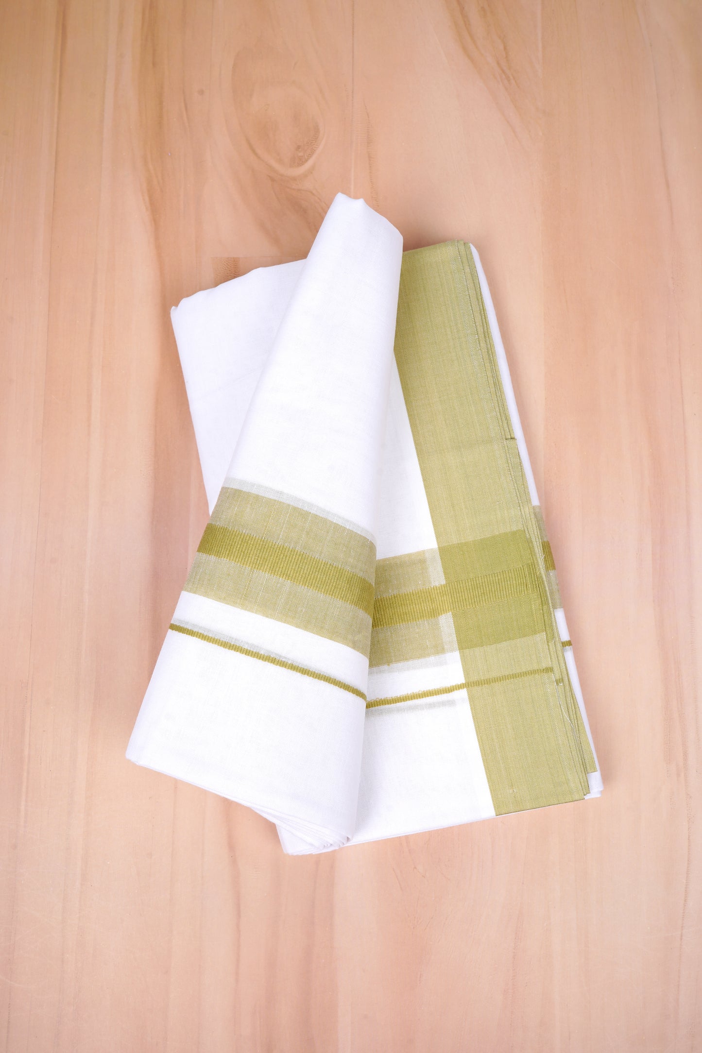FCD-392 W/D DHOTI 3.80 MTR- light green