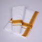FS-103 W/S DHOTI 2.00 MTR - GOLD ORANGE