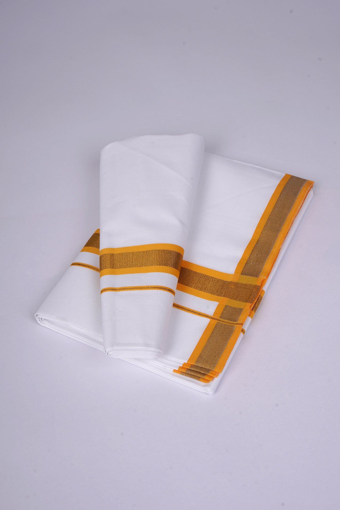 FS-103 W/S DHOTI 2.00 MTR - GOLD ORANGE
