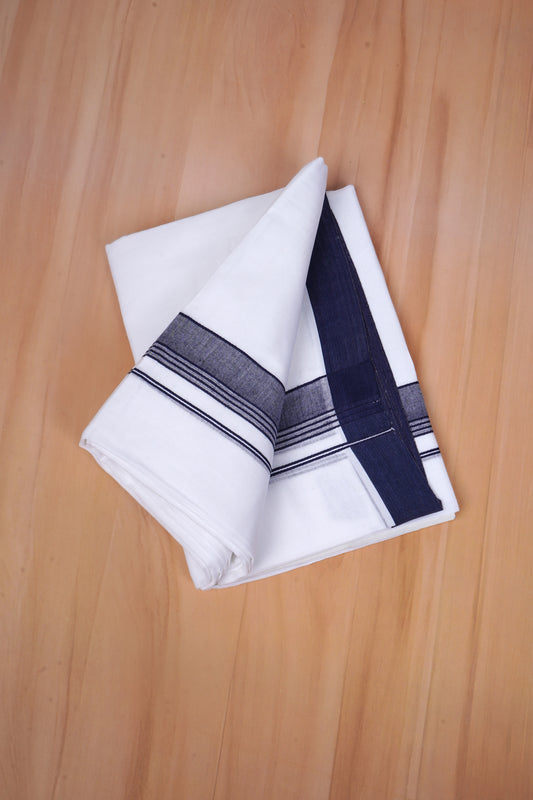 FCD-580 W/D DHOTI 3.80 MTR - Dark Blue