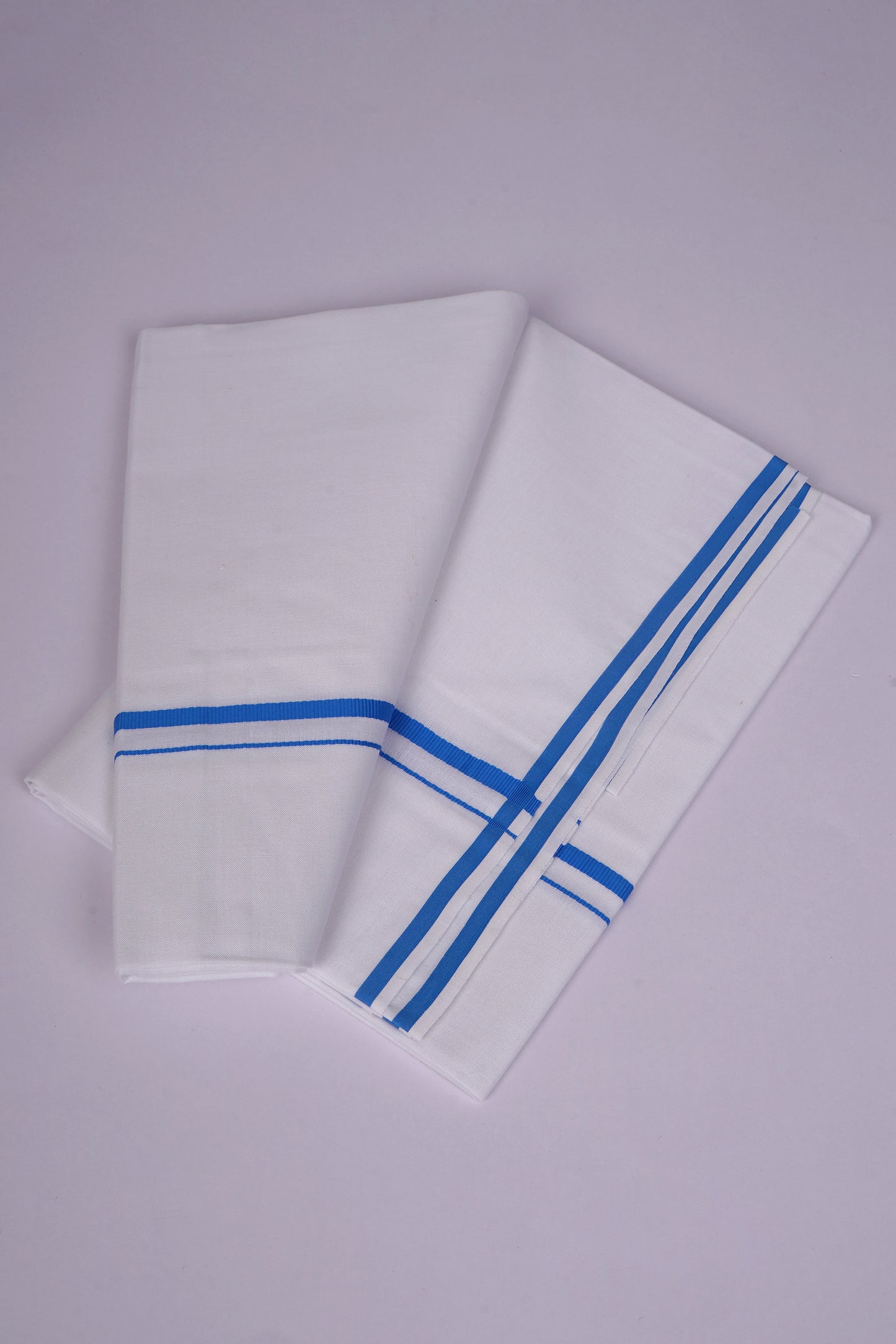 QS-04 W/S DHOTI  2.00 MTR - Blue