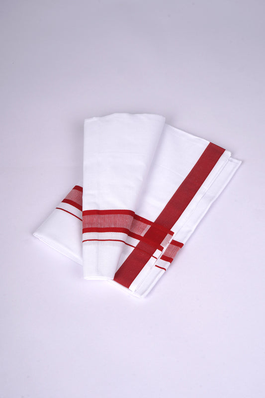 FS-112 W/S DHOTI 2.00 MTR - RED