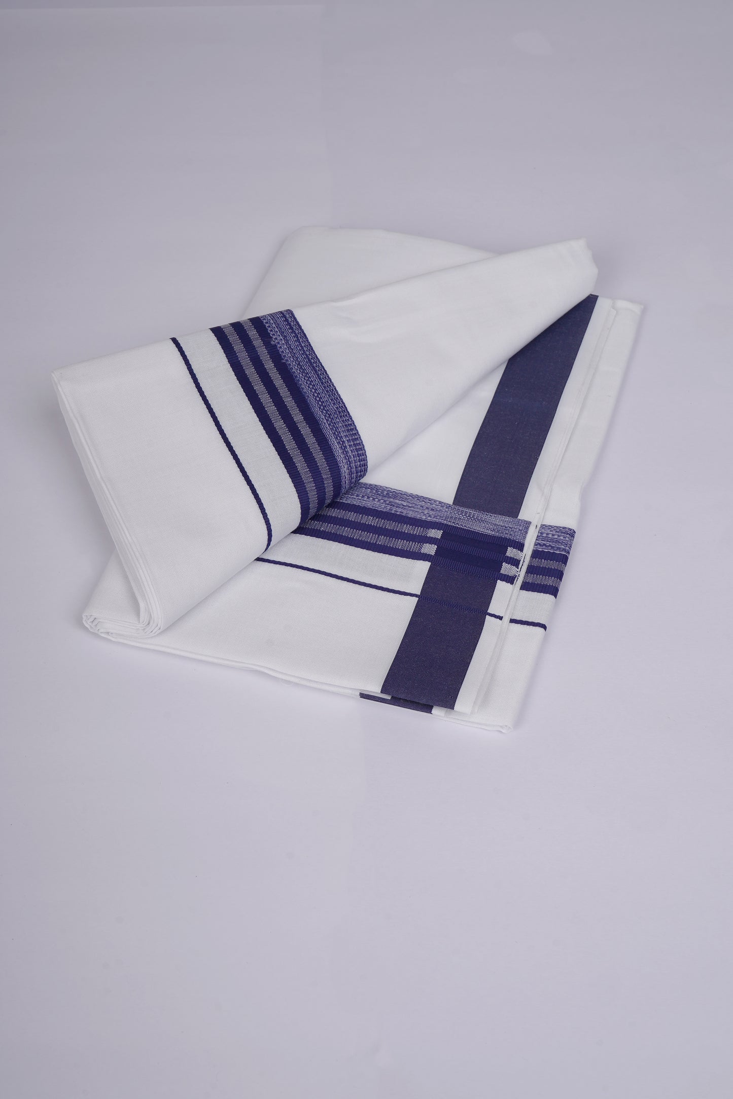 FS-129 W/S DHOTI  1.90 MTR -  Navy Blue
