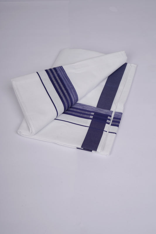 FS-129 W/S DHOTI  1.90 MTR -  Navy Blue