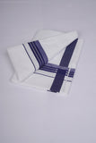 FS-129 W/S DHOTI  1.90 MTR -  Navy Blue