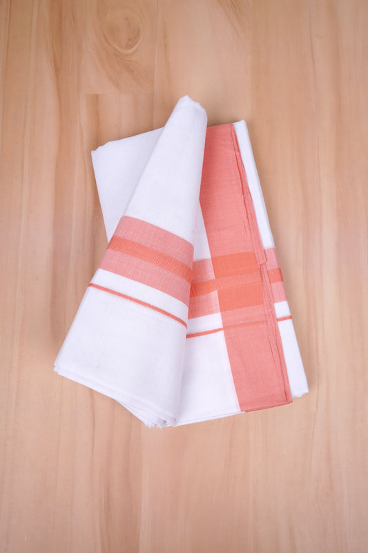 FCD-392 W/D DHOTI 3.80 MTR-orange