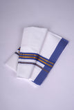 FS-100 W/S DHOTI  2.00 MTR - Blue