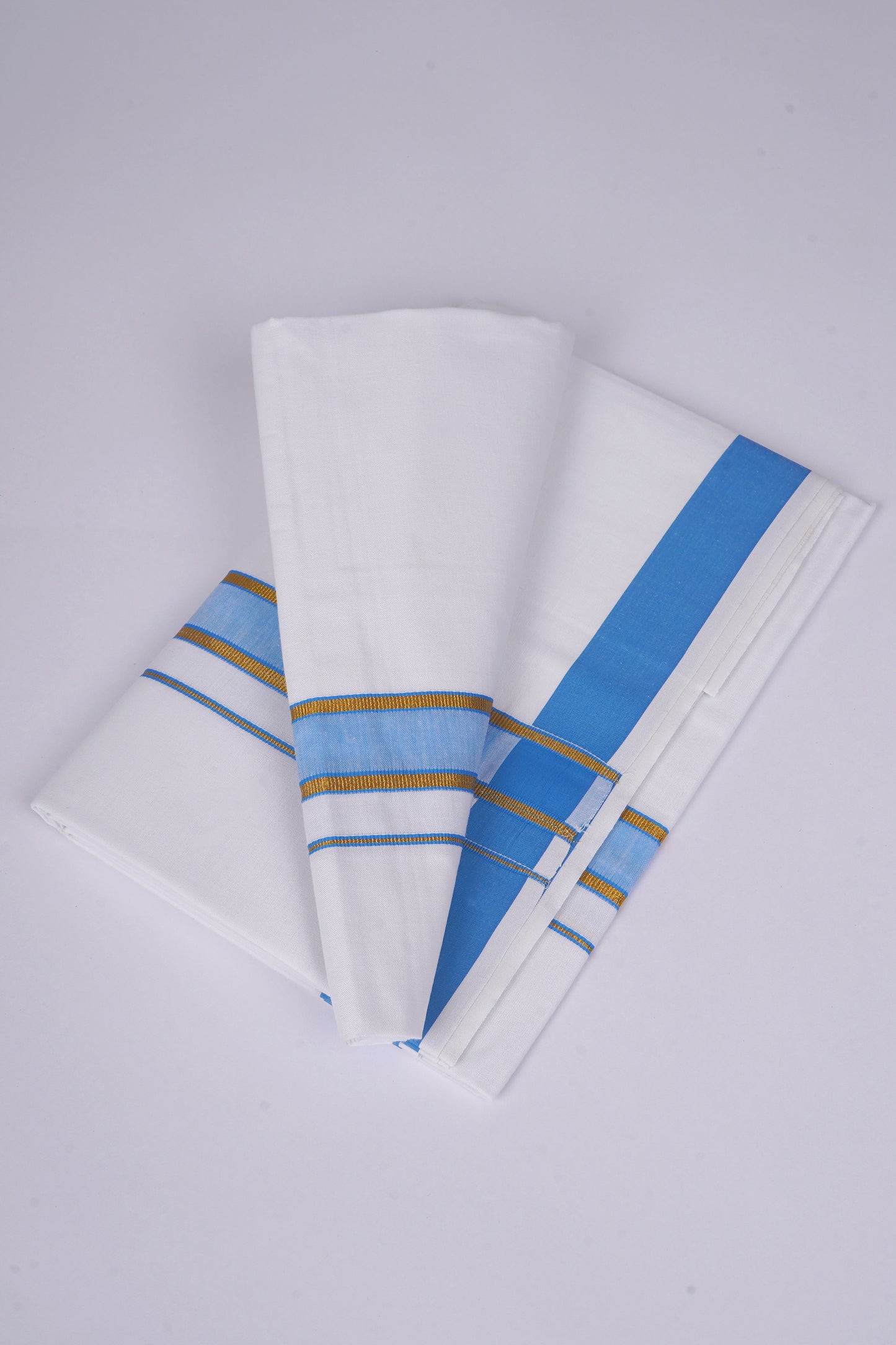 FS-106 W/S DHOTI 2.00 MTR - PEACOCK BLUE