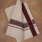 FD-116C C/D DHOTI   3.80 MTR-Dark Maroon