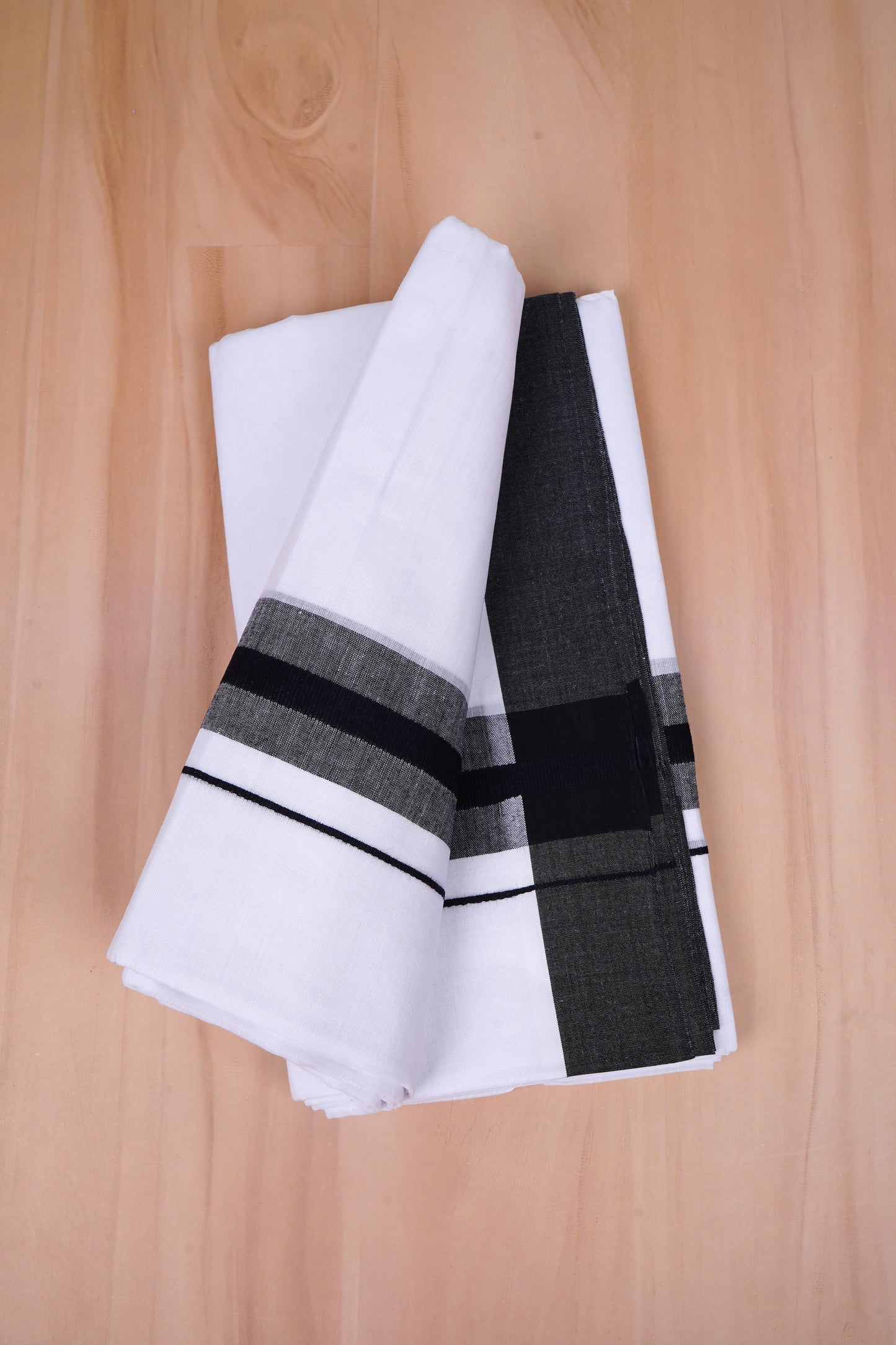 FCD-392 W/D DHOTI 3.80 MTR- Black