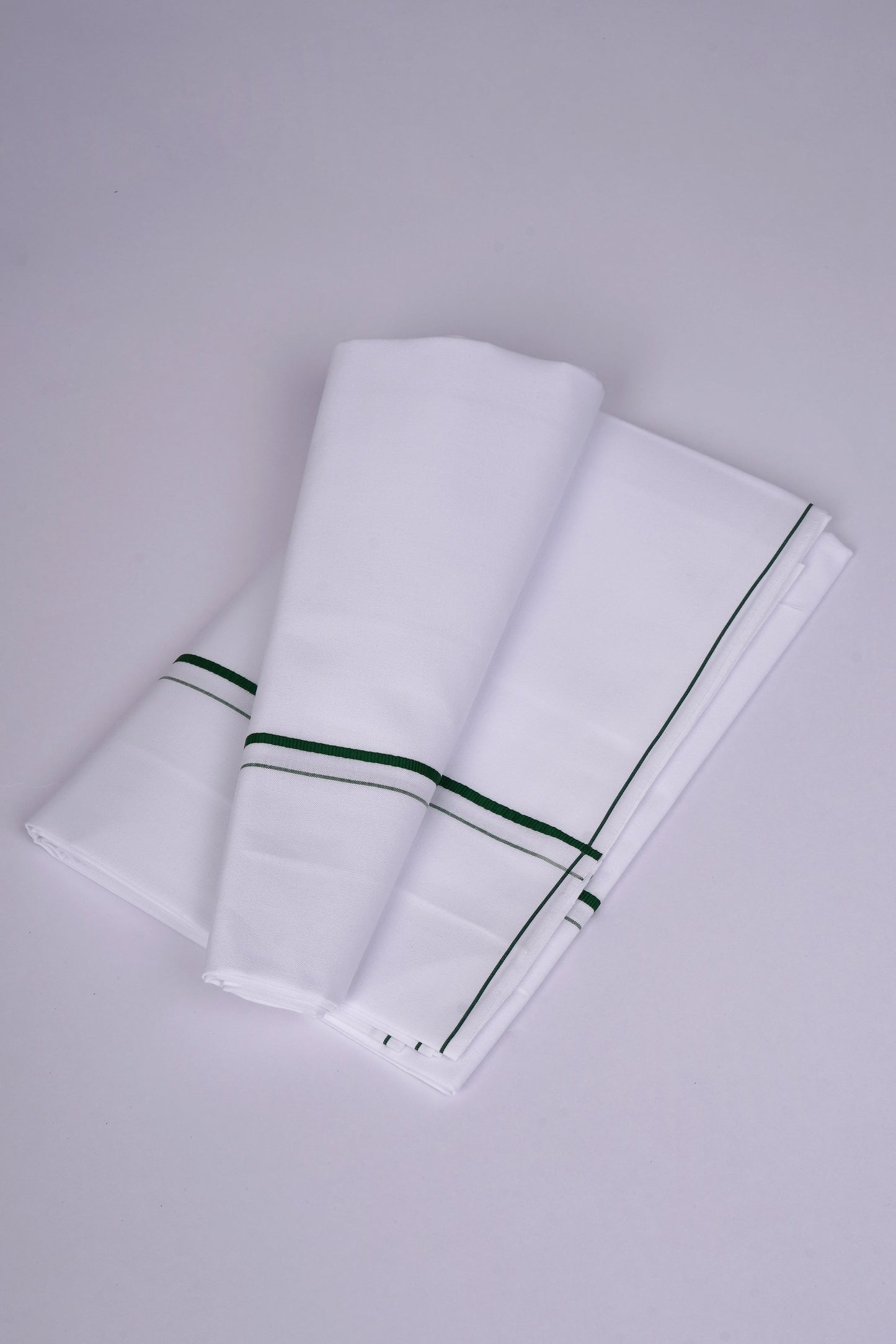 SS-STAIN FREE W/S DHOTI  2.00 MTR - Green
