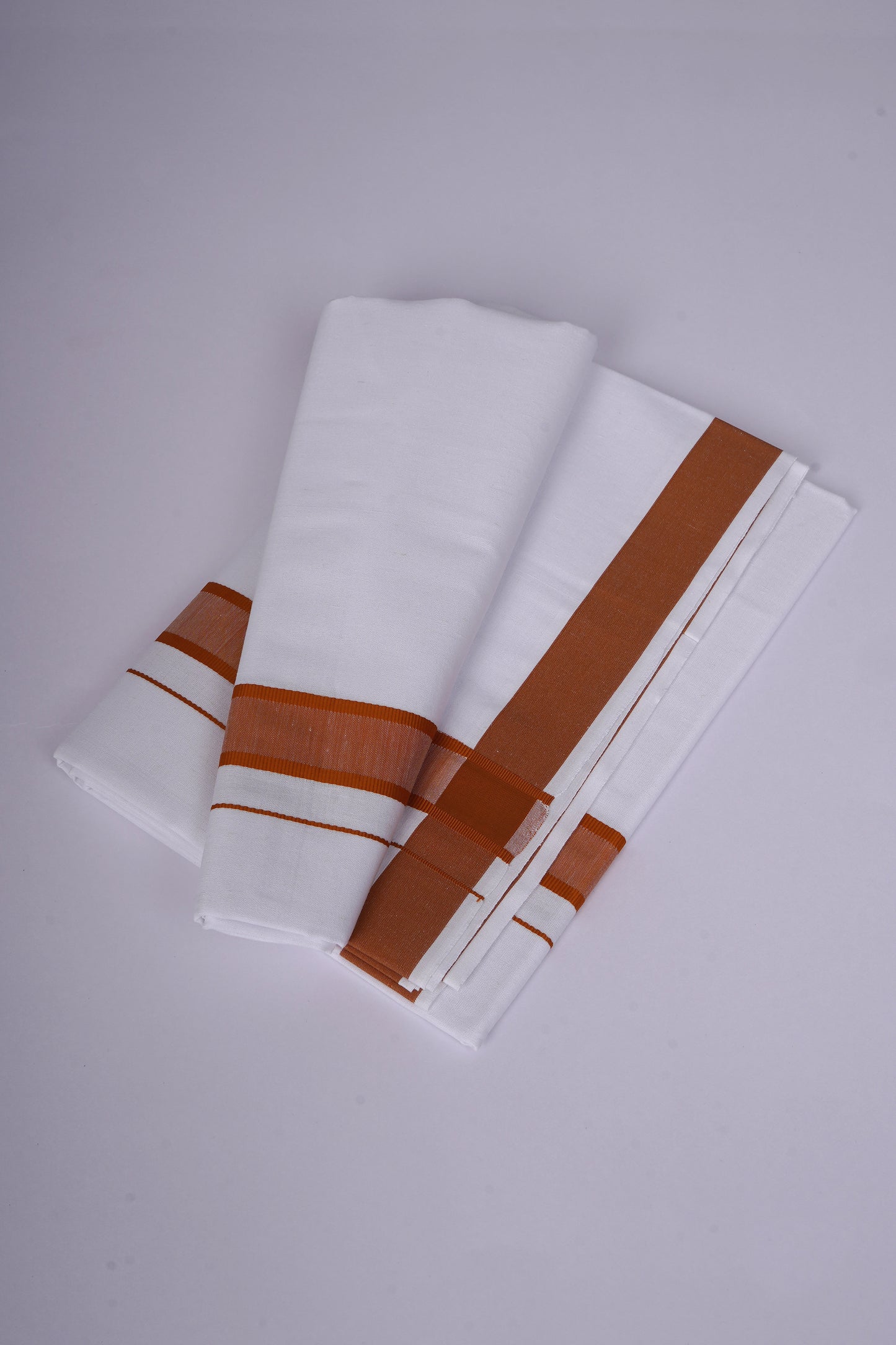 FS-119 W/S DHOTI  1.90 MTR - Light Orange