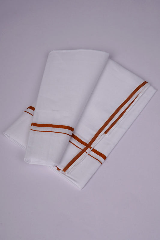 QS-04 W/S DHOTI  2.00 MTR - Orange