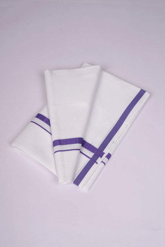 HS-15 W/S DHOTI  1.90 MTR - Violet