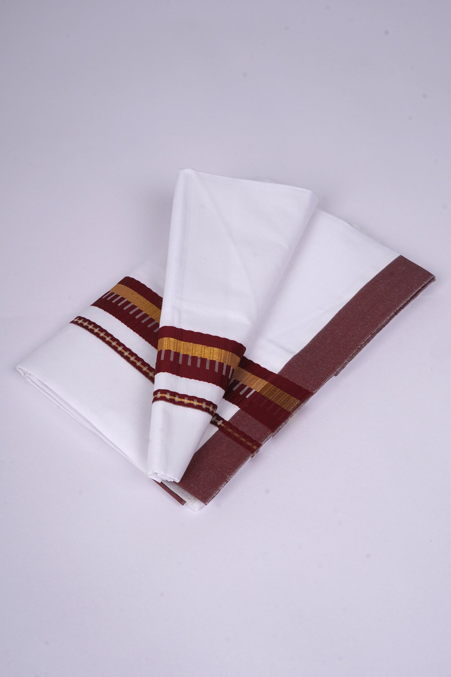 FS-93 W/S DHOTI 2.00 MTR - GOLD MAROON