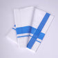 FS-136 W/S DHOTI  2.00 MTR - Blue