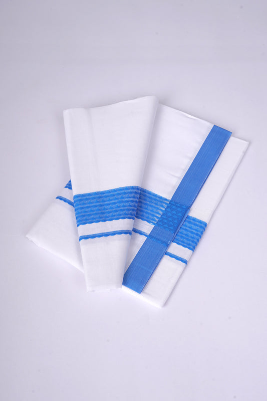 FS-136 W/S DHOTI  2.00 MTR - Blue