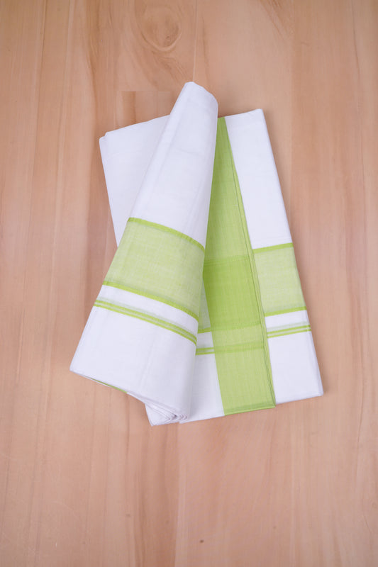 FCD-04 W/D DHOTI 4.00 MTR- Light Green